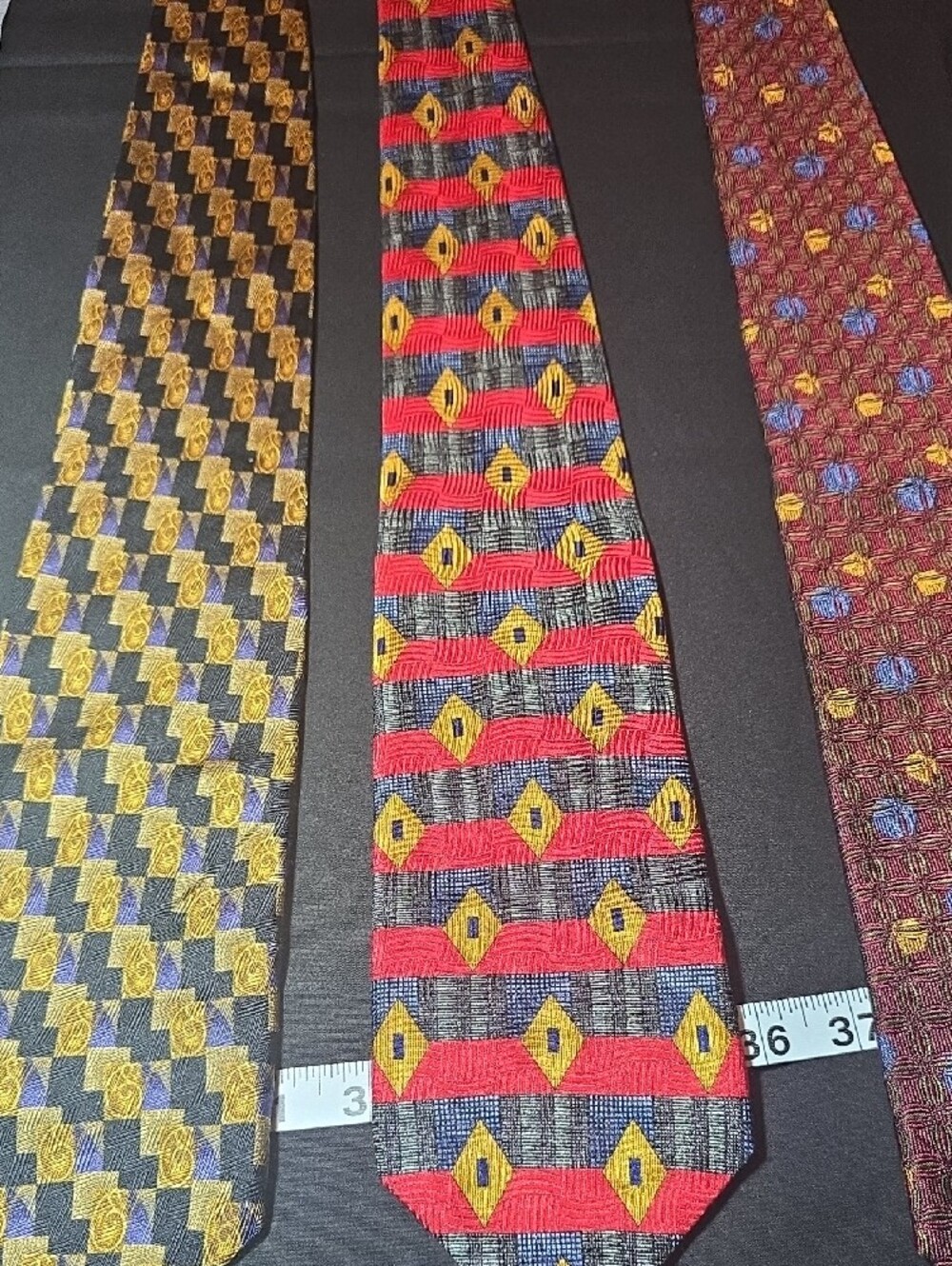 Lot of 6 Robert Talbott men’s silk ties. - Picture 8 of 16